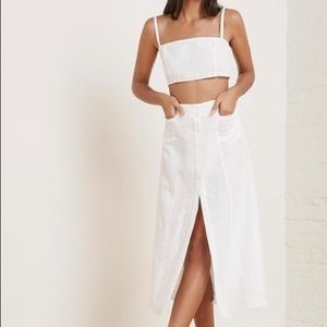 NWT Reformation Augie Two Piece